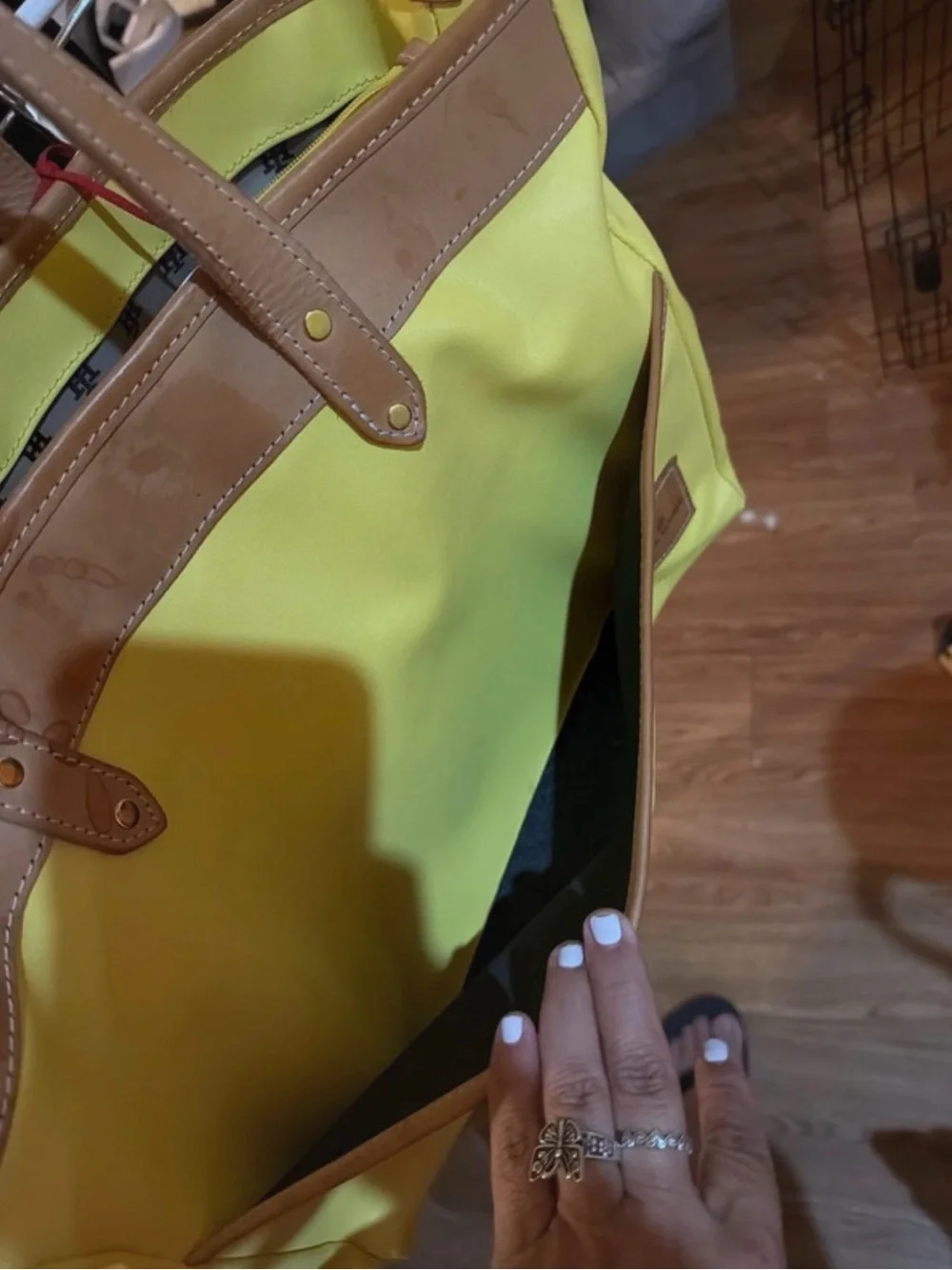 Jon Hart Yellow Tote Bag - Women's Stylish Everyday Tote